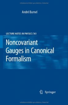 Noncovariant Gauges in Canonical Formalism