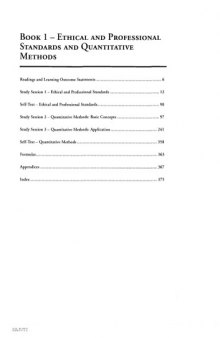 SchweserNotes. 2011 CFA exam. Level 1 Book 1 - Ethical and Professional Standards and Quantitative Methods