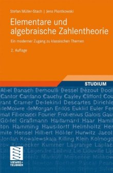Elementare und Algebraische Zahlentheorie, 2. Auflage  