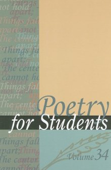 Poetry for Students, Vol. 34