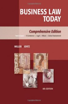 Business Law Today: Comprehensive 8th Edition    