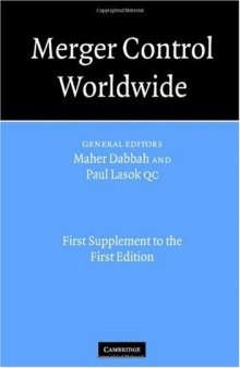 Merger Control Worldwide: 1st Supplement to the 1st Edition (Merger Control Worldwide)