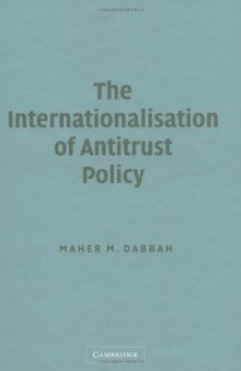 The internationalisation of antitrust policy