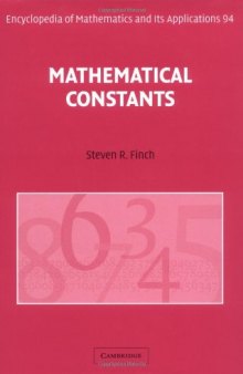 Mathematical constants