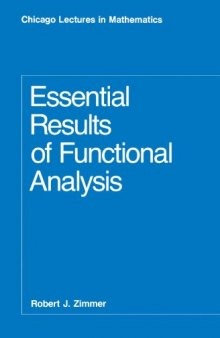 Essential results of functional analysis