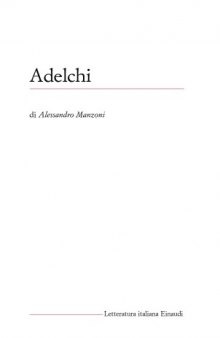 Adelchi - Alessandro Manzoni 