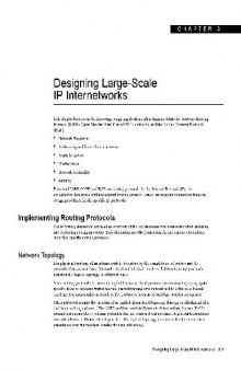 Designing Large-Scal IP Internetworks