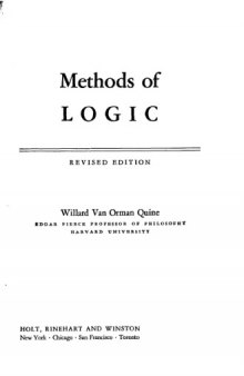 Methods of Logic