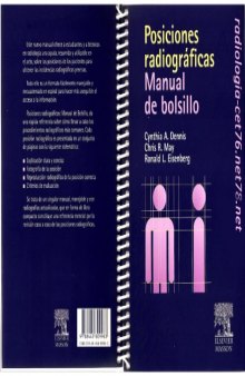 Posiciones Radiografias - Manual de Bolsillo (Spanish Edition)