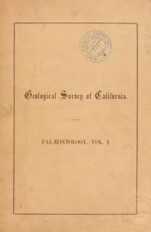 Geological survey of Californie - Paleontology
