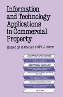 Information and Technology Applications in Commercial Property