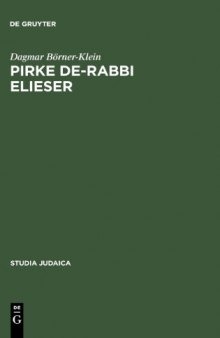 Pirke de-Rabbi Elieser: Nach Der Edition Venedig 1544 Unter Beruecksichtigung Der Edition Warschau 1852: 26