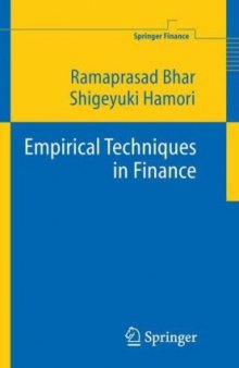 Empirical Techniques in Finance (Springer Finance)