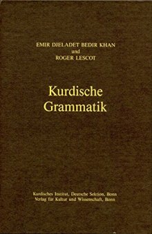 Kurdische Grammatik: Kurmançi-Dialekt