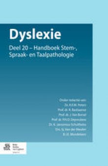 Dyslexie: Handboek Stem– Spraak– en Taalpathologie 20
