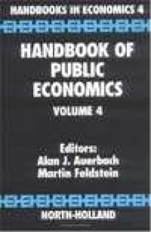 Handbook of Public Economics, Vol.4