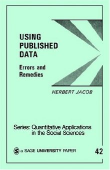 Using published data: errors and remedies