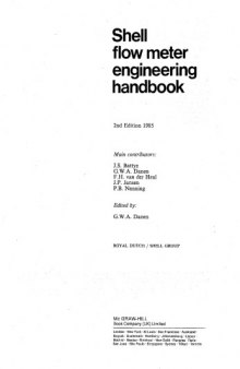 Shell Flow Meter Engineering Handbook