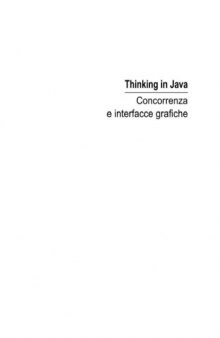 Thinking in Java vol. 3 - Concorrenza e interfacce grafiche