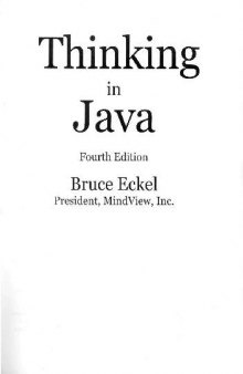 Thinking in Java, 4th edition