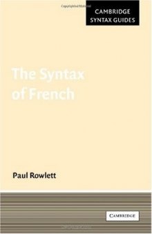 The Syntax of French