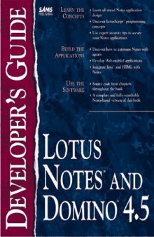 Lotus Notes and Domino 4.5: developer's guide