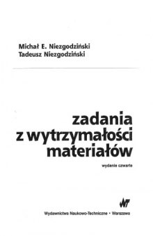 Zadania z wytrzymałości materiałów