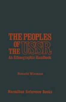 The Peoples of the USSR: An Ethnographic Handbook