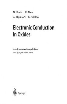 Electronic Conduction in Oxides
