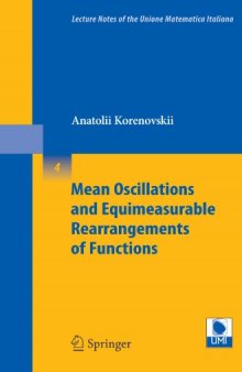 Mean oscillations and equimeasurable rearrangements of functions