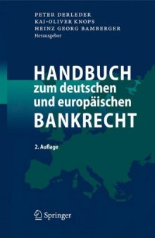 Handbuch zum deutschen und europäischen Bankrecht