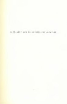 Medieval and Early Classical Science (Causality and Scientific Explanation, Vol. 1)