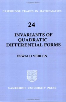 Invariants of quadratic differential forms