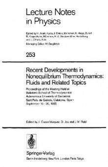 Recent Developments in Nonequilibrium Thermodynamics: Fluids and Related Topics