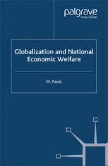 Globalization and National Economic Welfare