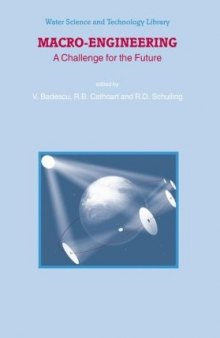 Macro-Engineering (Water Science and Technology Library)