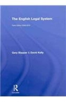 The English Legal System: 2009-2010  
