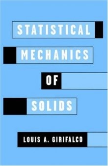 Statistical mechanics of solids