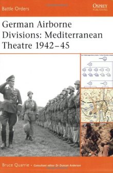 German Airborne Divisions: Mediterranean Theatre 1942-45