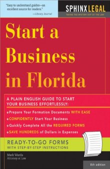 Start a Business in Florida, 8E