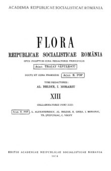 Flora republicae socialisticae Romanicae [Indices]. Bucuresti