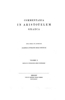 In Aristotelis physicorum libros quatuor priores commentaria