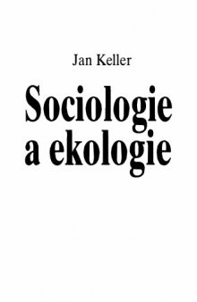 Sociologie a ekologie  