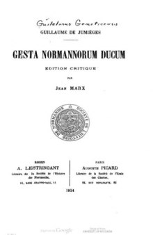 Gesta Normannorum ducum.