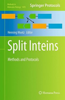 Split Inteins: Methods and Protocols