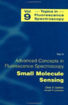 Topics in Fluorescence Spectroscopy: Advanced Concepts in Fluorescence Sensing Part A: Small Molecule Sensing 