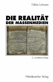 Die Realitat der Massenmedien  german