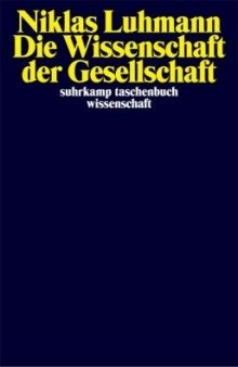 Die Wissenschaft Der Gesellschaft  German