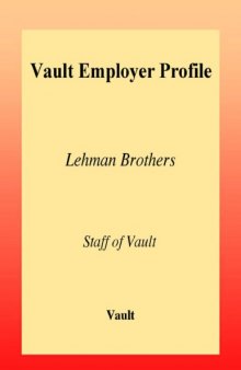 Lehman Brothers: Employer Profile