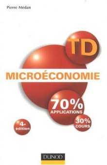 Microéconomie : Travaux dirigés TD